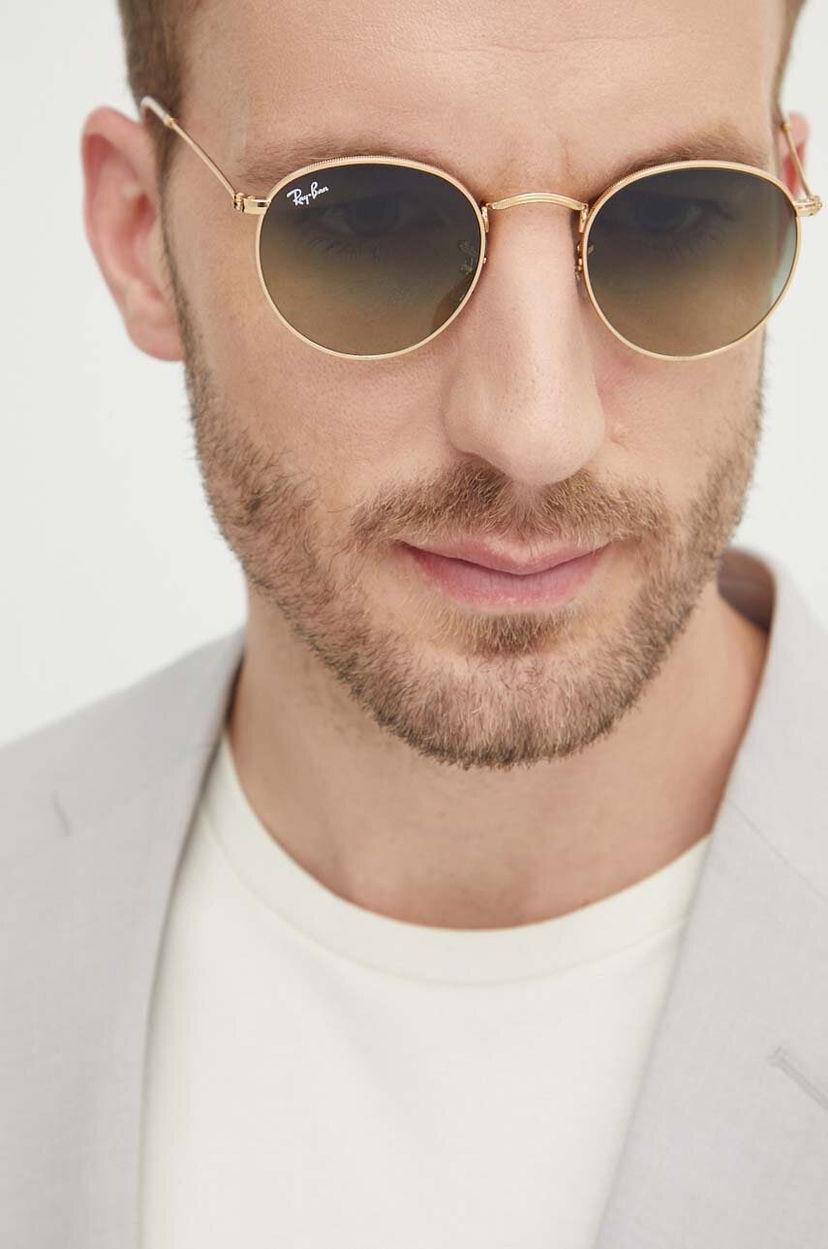 Сонцезахисні окуляри Ray-Ban Ray-Ban Round Metal Sunglasses Металік | 0RB3447.001.BH