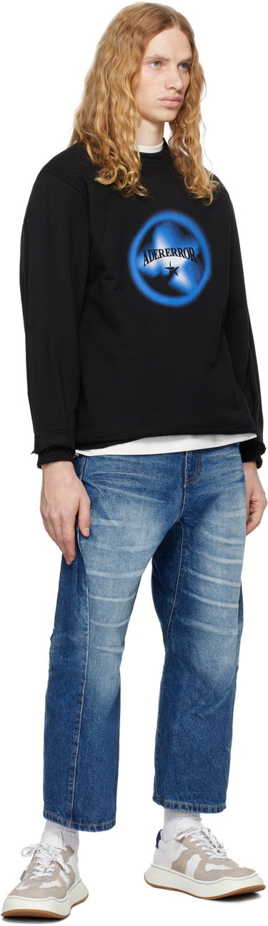 Світшоти ADER ERROR Black Graphic Sweatshirt чорний | BN01FWSW0102BK, 3