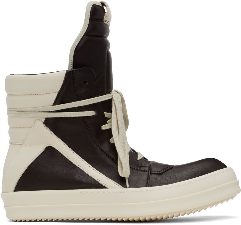 Кросівки та взуття Rick Owens Rick Owens Hollywood Geobasket Коричневий | RU01E5894 LGYLCO