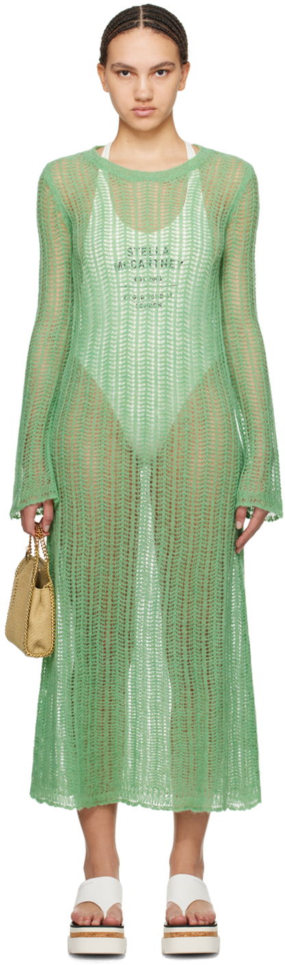 плаття Stella McCartney Maxi Knit Dress Зелений | 6K07013S2472