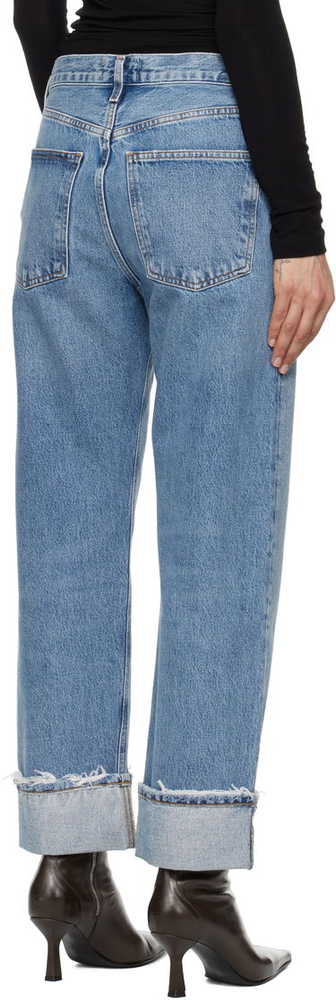 Джинси AGOLDE AGOLDE Fran Low Slung Straight Jeans Синій | A9157-1141, 2