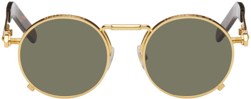 Сонцезахисні окуляри Jean Paul Gaultier Jean Paul Gaultier 56-8171 Round Sunglasses Коричневий | 24/30-U-LU008-X055-92, 0