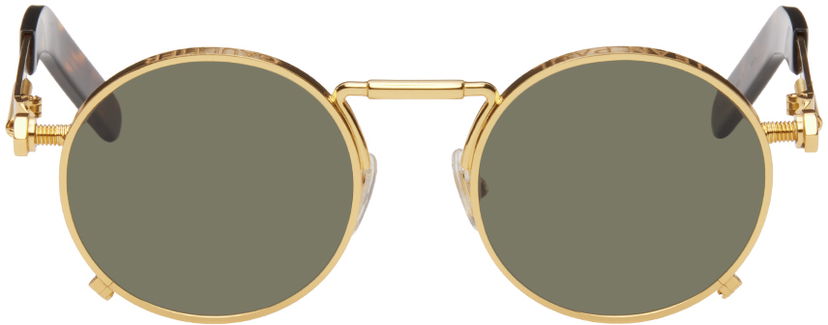 Сонцезахисні окуляри Jean Paul Gaultier Jean Paul Gaultier 56-8171 Round Sunglasses Коричневий | 24/30-U-LU008-X055-92