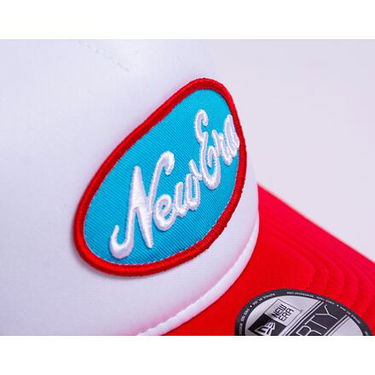 Кепка New Era 9FORTY A-Frame Trucker Oval Red / White One Size Червоний | 60435036, 2