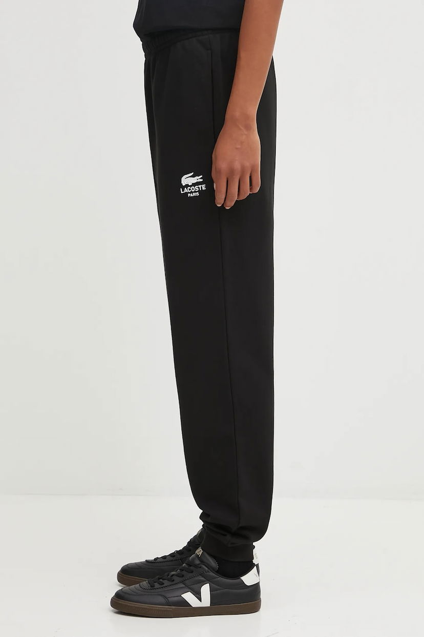 Спортивні штани Lacoste Lacoste Paris Logo Sweatpants чорний | XH2724