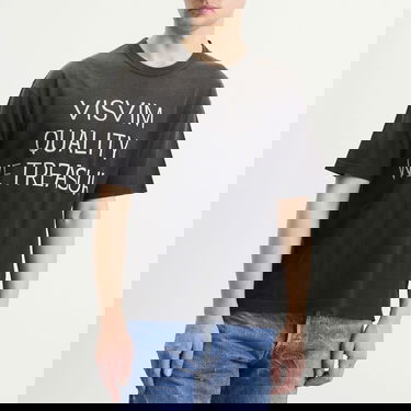 Футболка visvim Jumbo Distressed 'Quality We Treasure' Print T-Shirt чорний | 0125205010016-BLK, 2