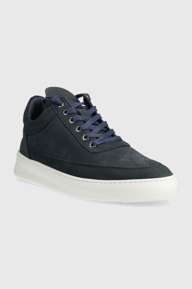 Кросівки та взуття Filling Pieces Low Top Ripple Nubuck темно-синій | 2512284-2001, 1