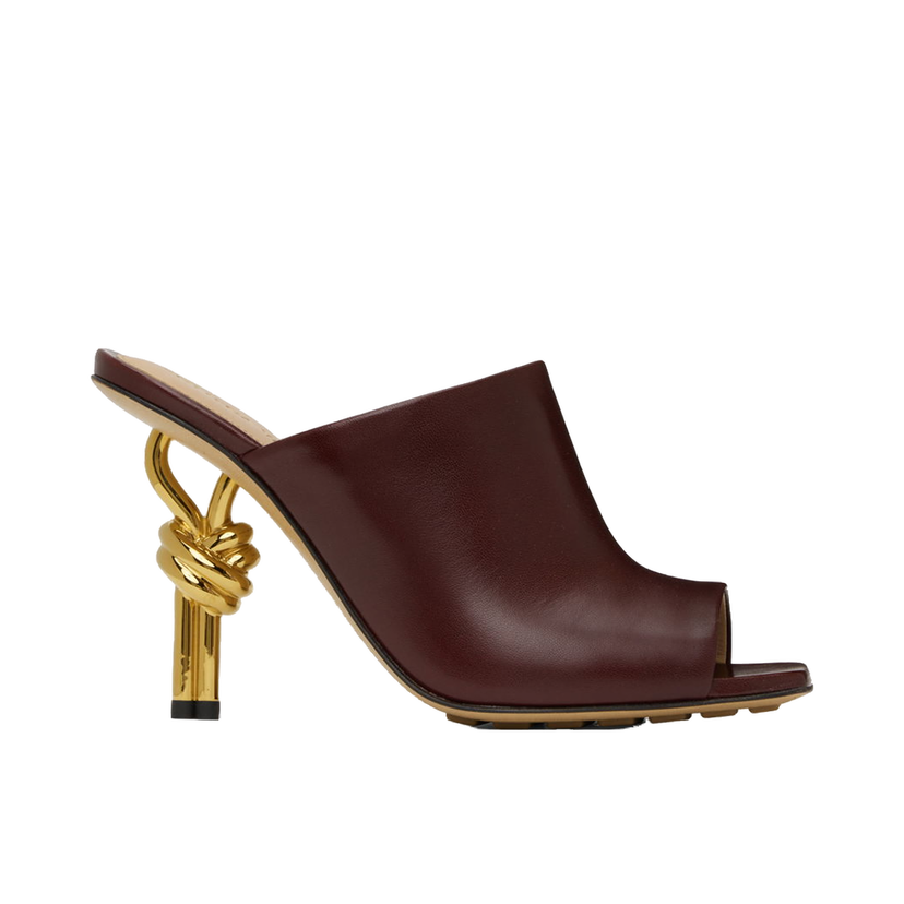 Кросівки та взуття Bottega Veneta Knot Mules "Brown" Коричневий | 740589 VBSF0