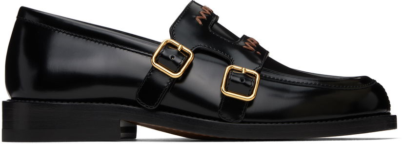Одяг Marni Marni Bambi 3.0 Double Buckle Loafers чорний | MOMS006002 PS679