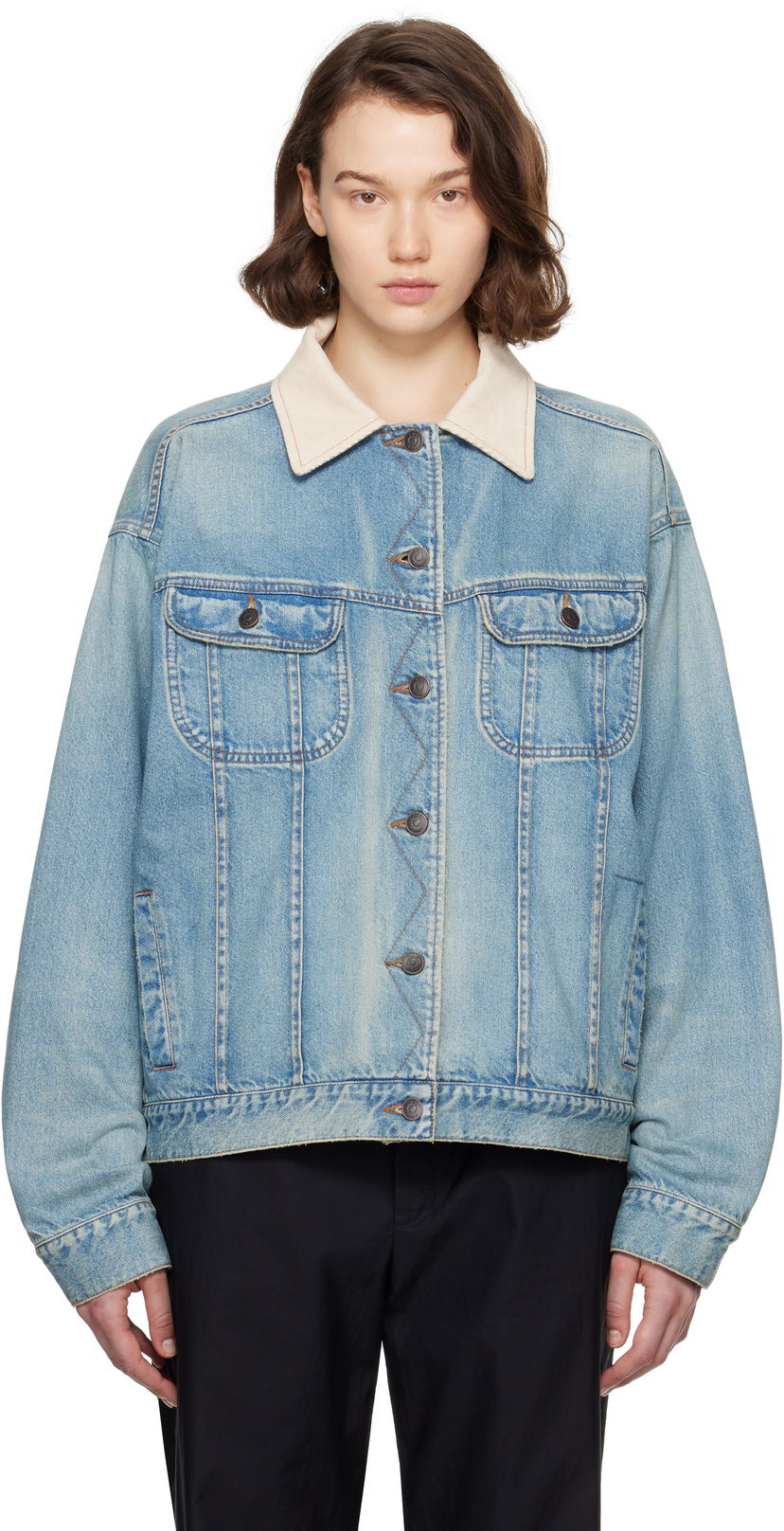 Куртка The Row The Row Jorelle Denim Jacket Синій | 8938-W3932