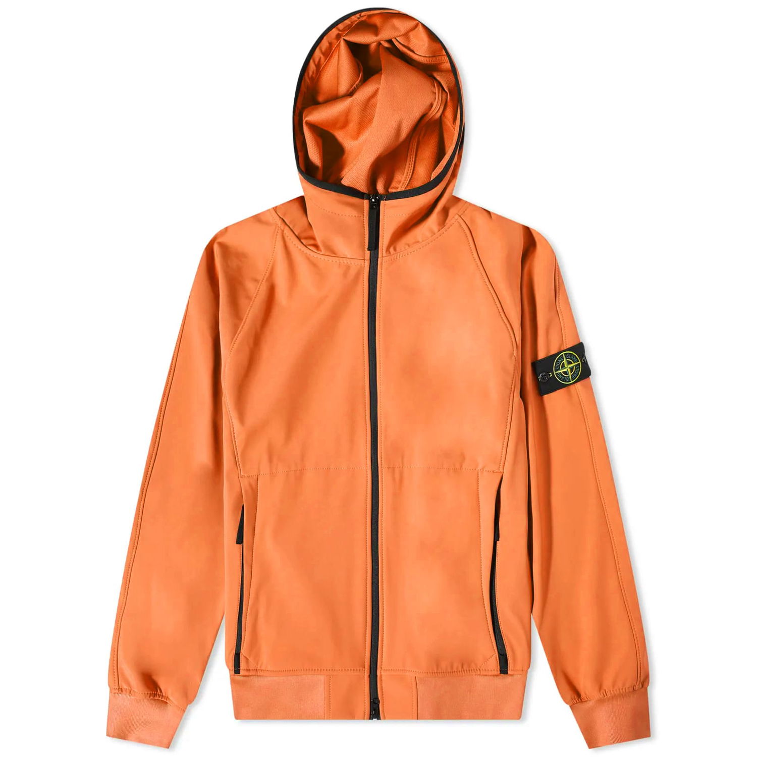 Вітровка Stone Island Light Soft Shell-R Hooded Jacket Помаранчевий | 781540927-V0073, 0