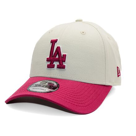Кепка New Era New Era MLB World Series Patch 9FORTY LA Dodgers Adjustable Cap бежевий | 60595243