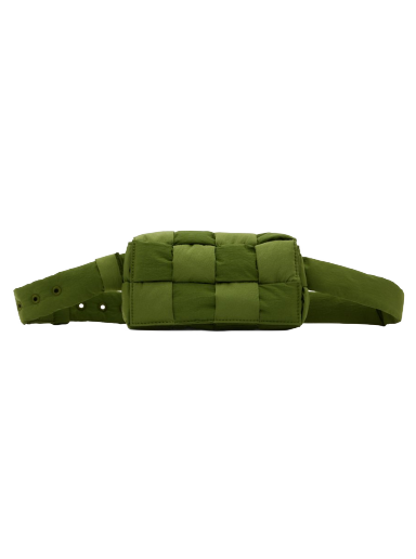 Поясна сумка Bottega Veneta Padded Tech Cassette Bag Зелений | 679763 VBO80
