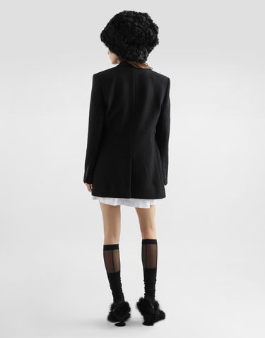 Куртка Dolce & Gabbana Dolce & Gabbana Double-Breasted Wool Jacket чорний | F29UBTHU2BBN0000, 2