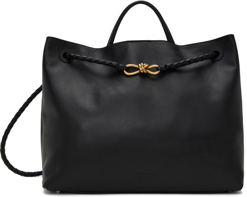 сумка-тоут Bottega Veneta Large Andiamo Leather Tote чорний | 806010 V4O92