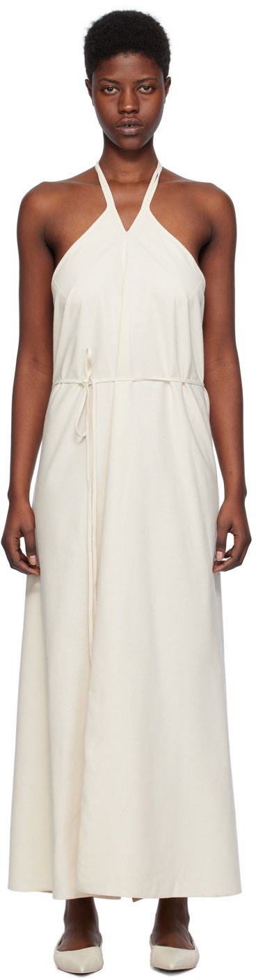 плаття Baserange Halterneck Maxi Dress білий | DRMA-WS-SP24