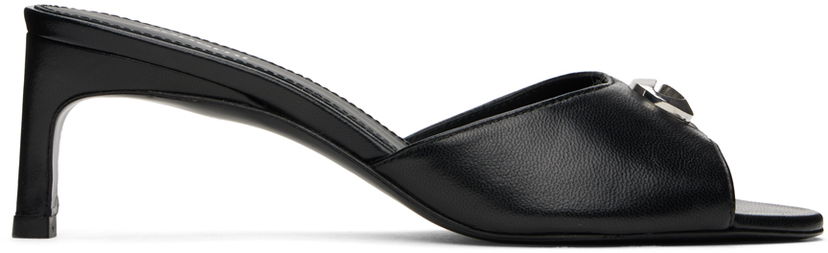 Кросівки та взуття Coperni Logo Detail Mules чорний | COPSH49477