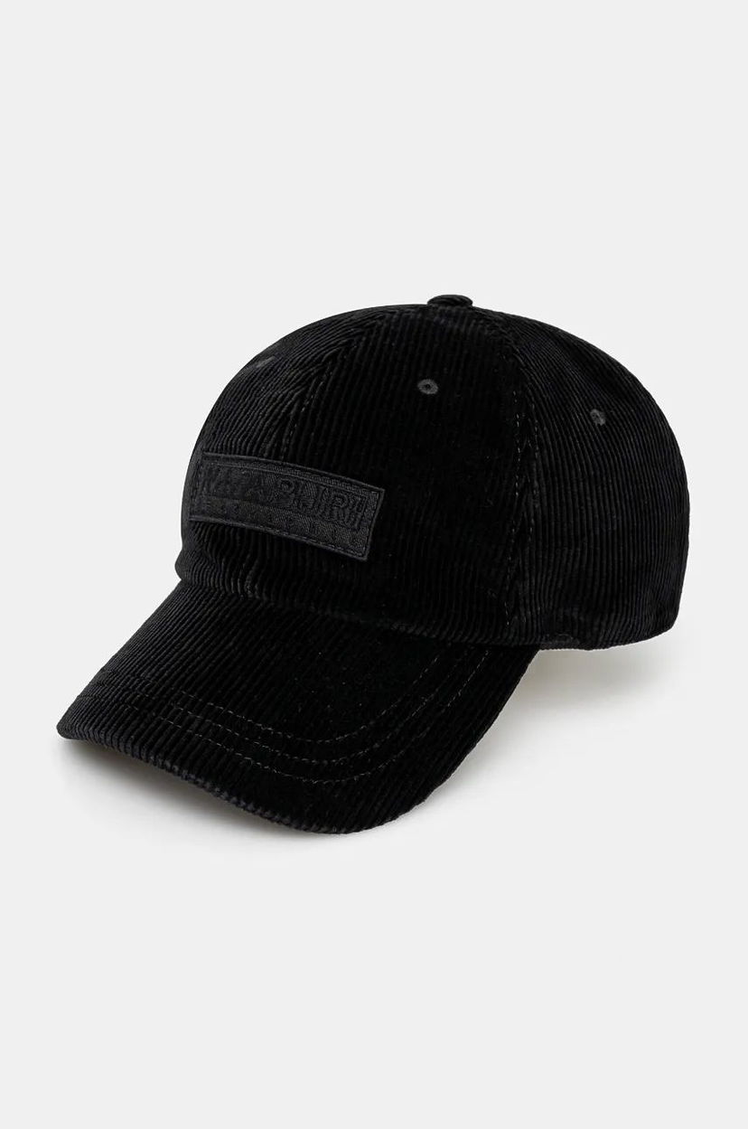 Кепка Napapijri Corduroy Cap With Logo чорний | NP0A4IB20411