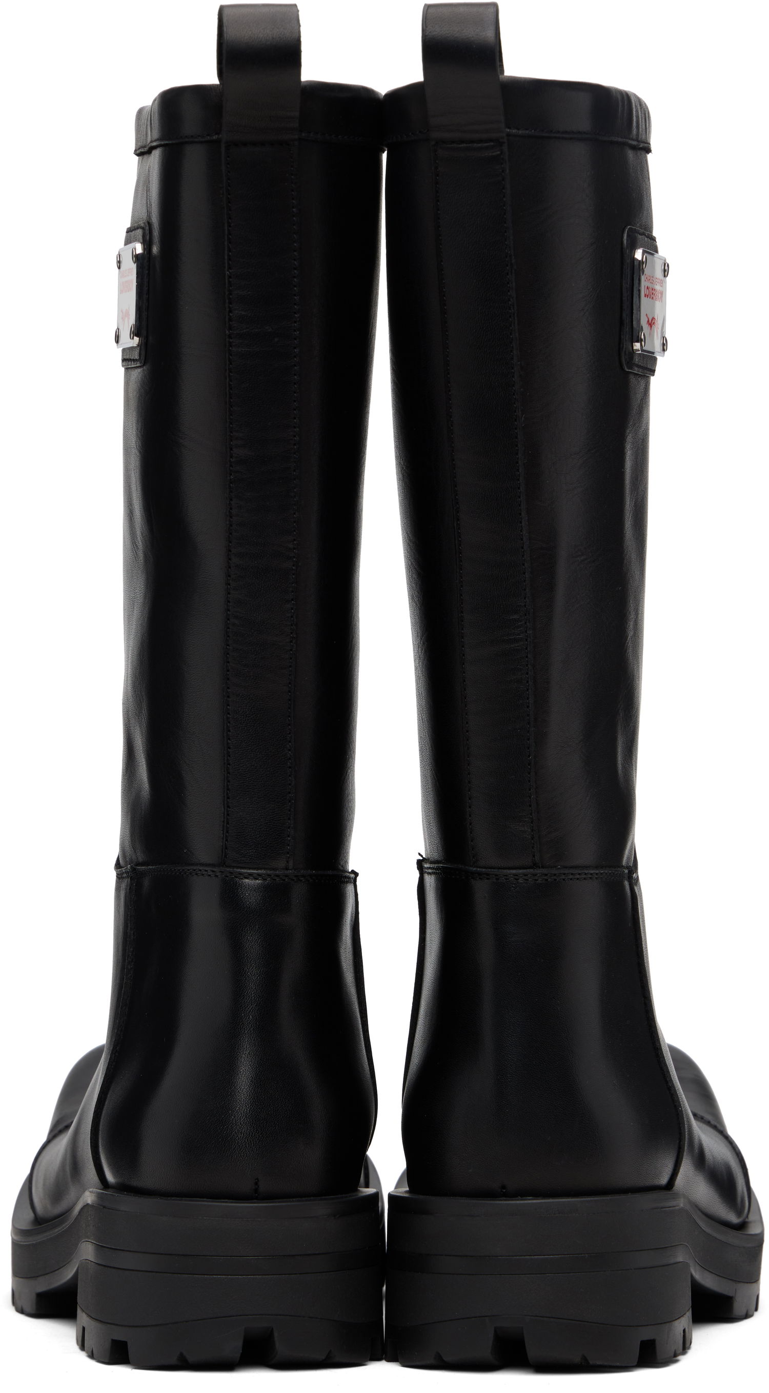 Кросівки та взуття Charles Jeffrey Loverboy Charles Jeffrey LOVERBOY Sheathed Moggies Boots чорний | 52150301, 1