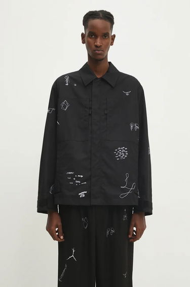 Куртка UNDERCOVER Oversize Jacket with Print чорний | UC2D4212, 0