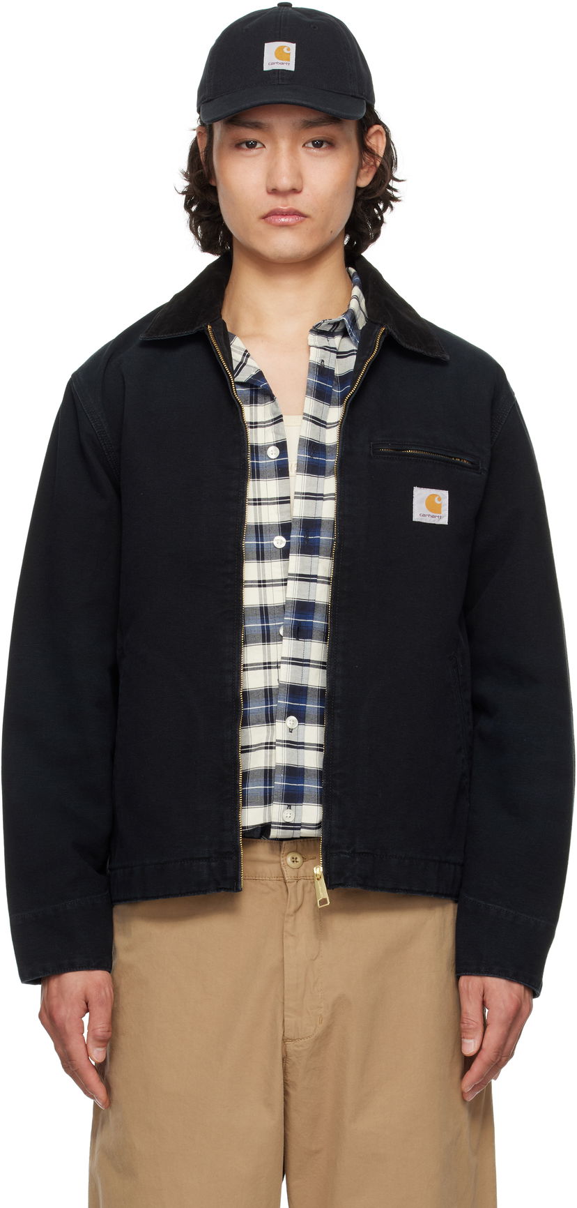 Куртка Carhartt WIP Detroit Zip-Up Jacket чорний | I034819