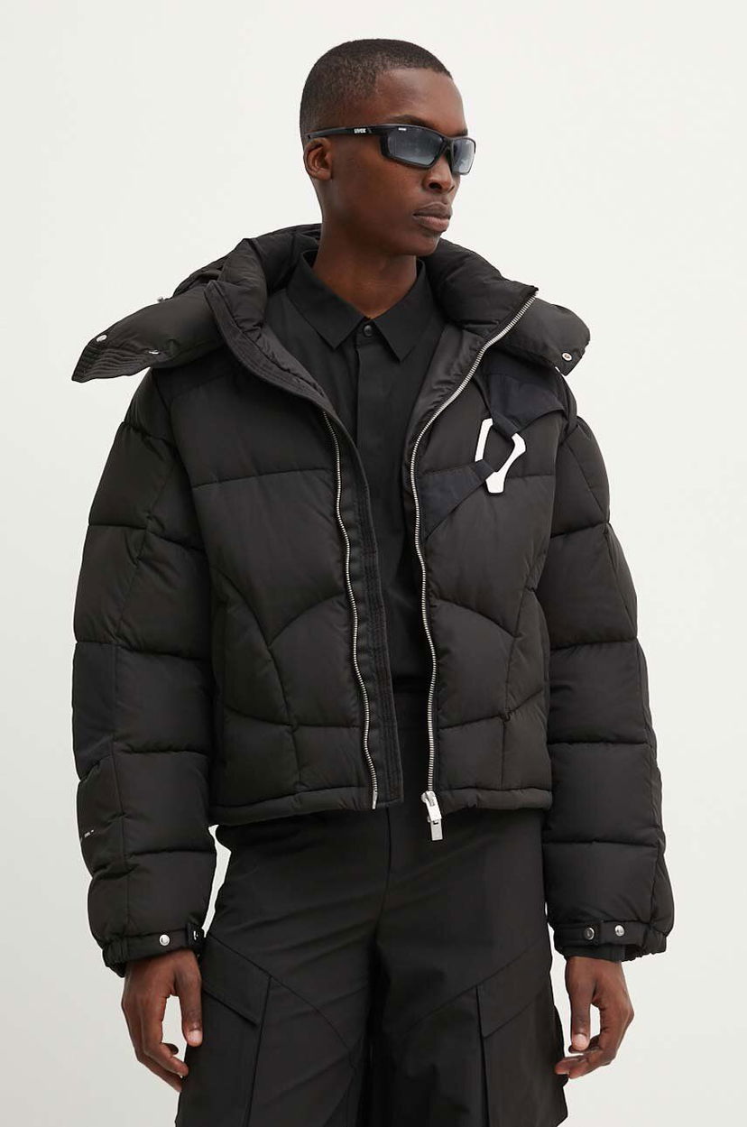 Пуховик HELIOT EMIL Oversize Puffer Jacket чорний | HE.M.02.093