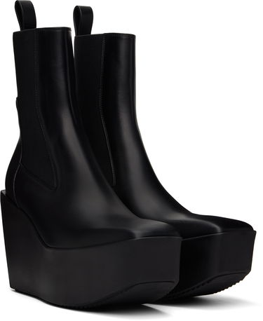 Одяг Rick Owens Rick Owens Hollywood Sliver Platform Beatle Boots чорний | RP01E7851 LOO, 3