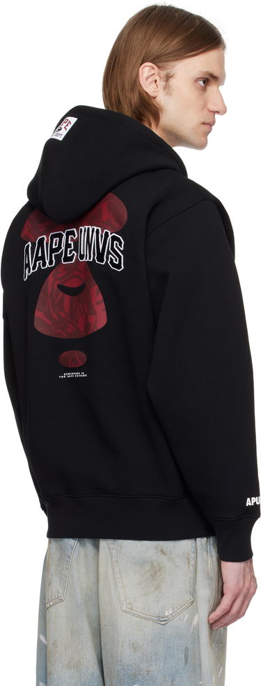 Світшоти AAPE by A Bathing Ape AAPE by A Bathing Ape Injection Zip-Up Hoodie чорний | AAPSWMC338XXNBKX, 2
