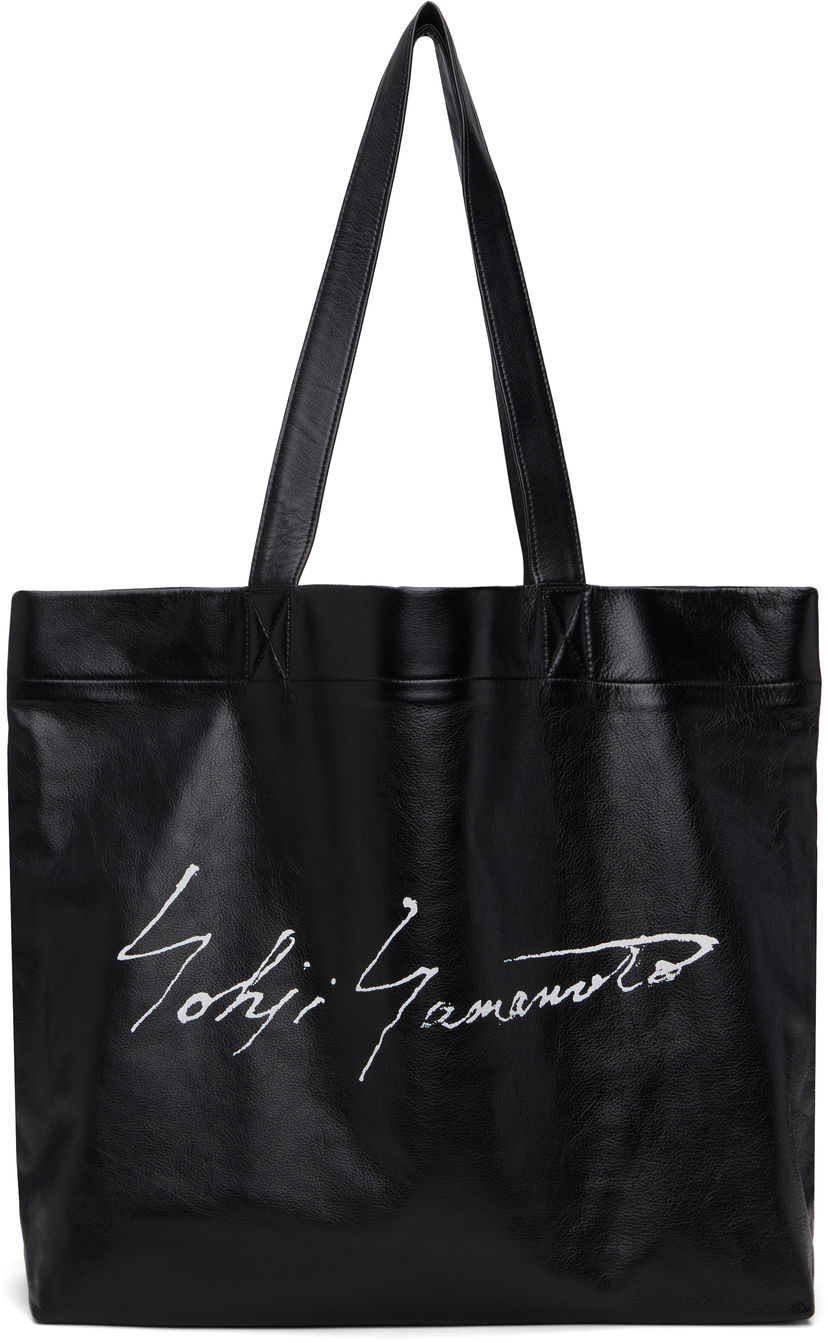 сумка-тоут Yohji Yamamoto Yohji Yamamoto Signature L Tote чорний | DM-I05-791