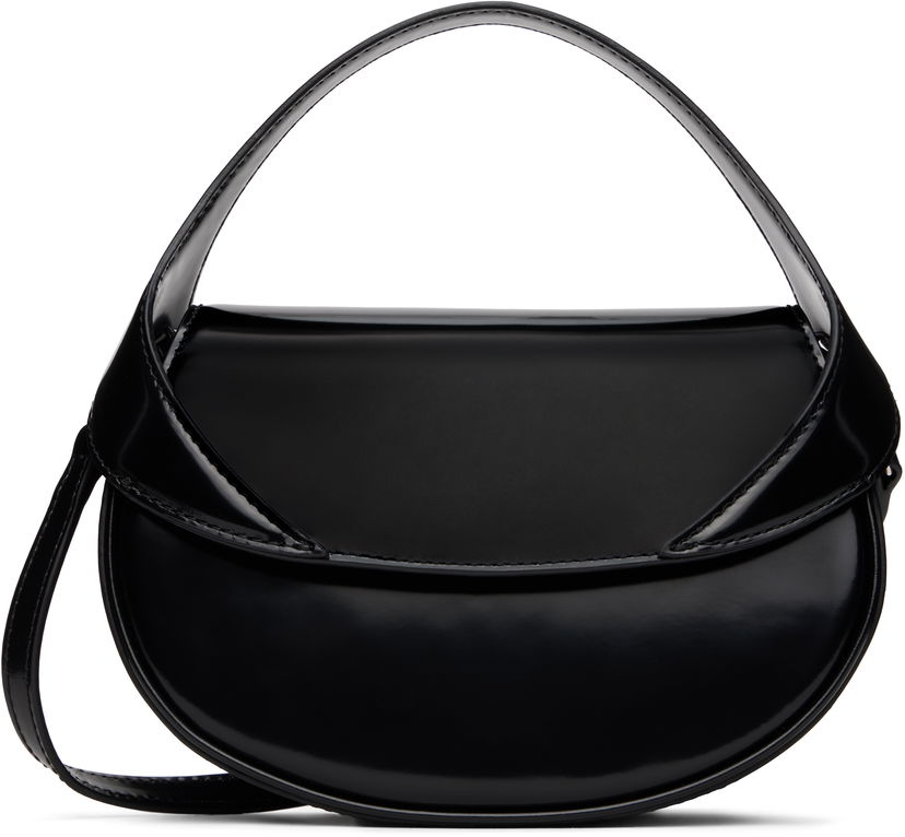 Сумка BY FAR BY FAR Hari Semi Patent Leather Shoulder Bag чорний | MWBTH008CL017BK001PL