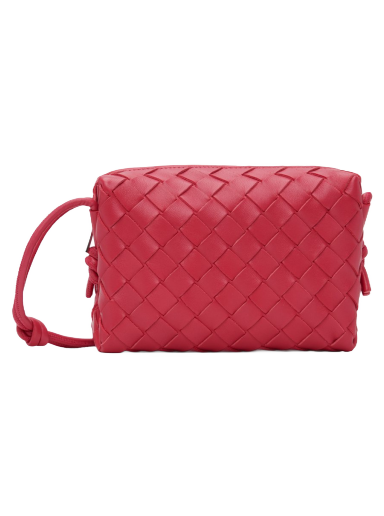 Поясна сумка Bottega Veneta Mini Loop Camera Bag Рожевий | 680254 V1G11
