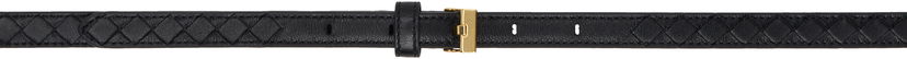 Ремені Bottega Veneta Bottega Veneta Thin Watch Belt чорний | 805803 V4R01