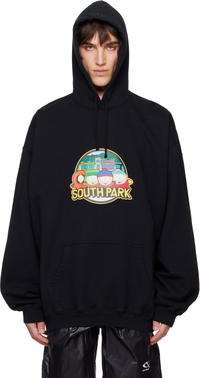 Світшоти VETEMENTS Vetements South Park Oversized Hoodie чорний | UA66HD670B