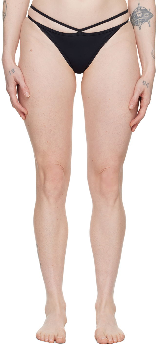 Трусики Baserange Nida String Bikini Bottom чорний | SWNP-PA-000