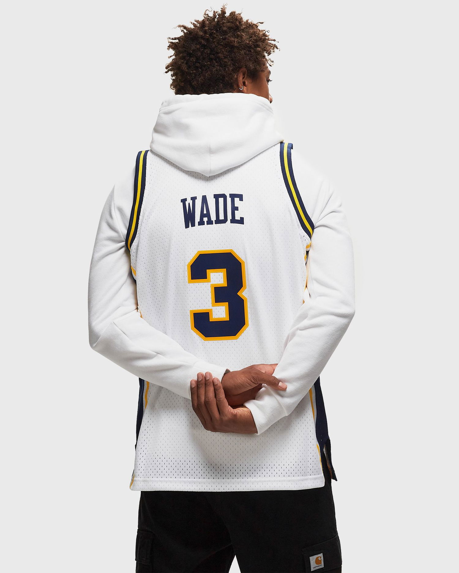 Джерсі Mitchell & Ness NCAA SWINGMAN JERSEY MARQUETTE 2002-03 DWYANE WADE #3 білий | SMJY6225-MAU02DWAWHIT, 1