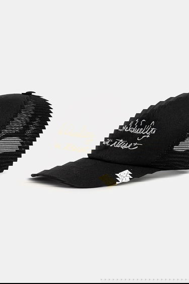 Кепка visvim goodyear ii Trucker Cap with 'In Quality We Trust' Embroidery чорний | 125103003009, 0