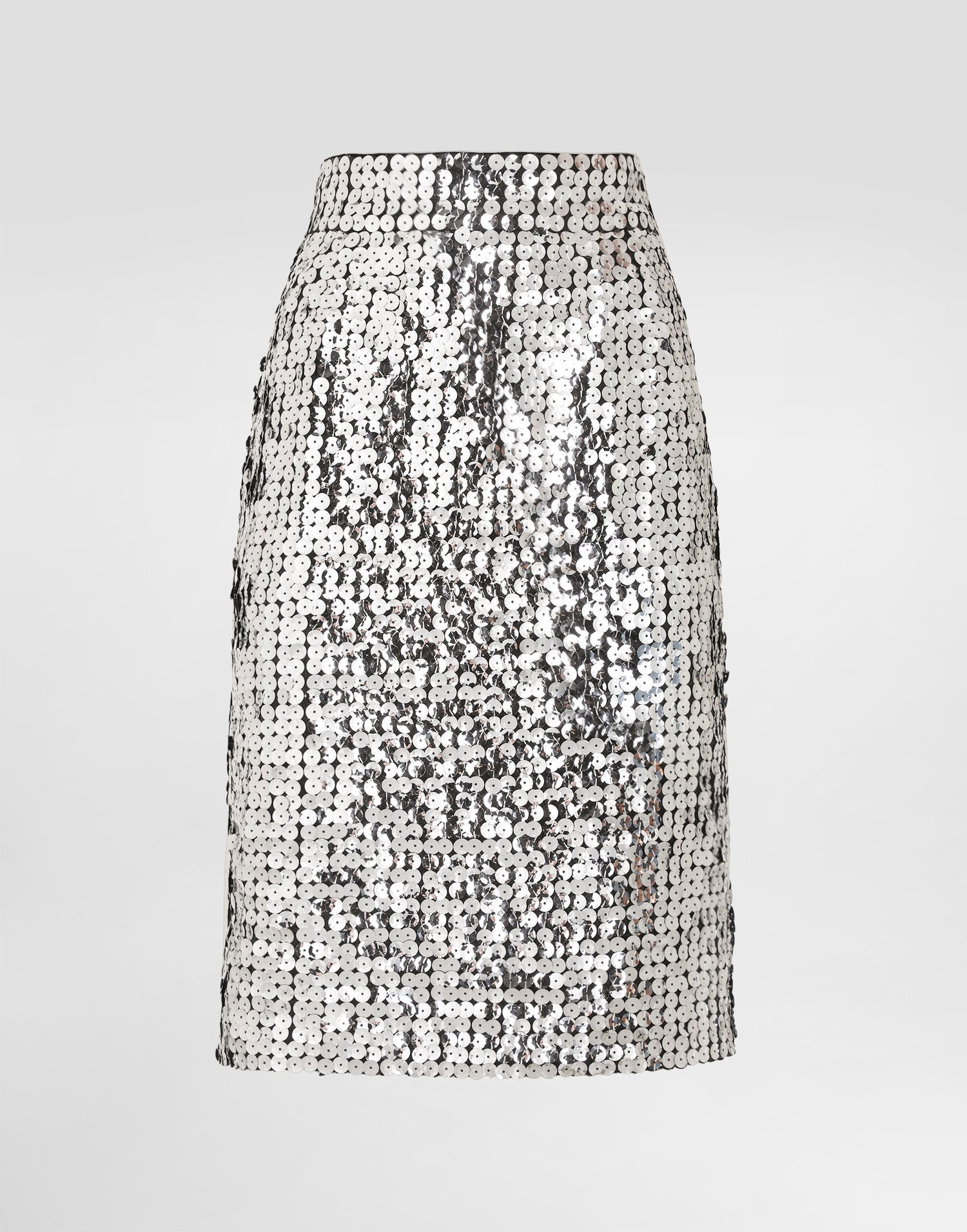 Спідниця Dolce & Gabbana Straight Skirt With Sequins Металік | F4C1LTFLSL3S0998, 0
