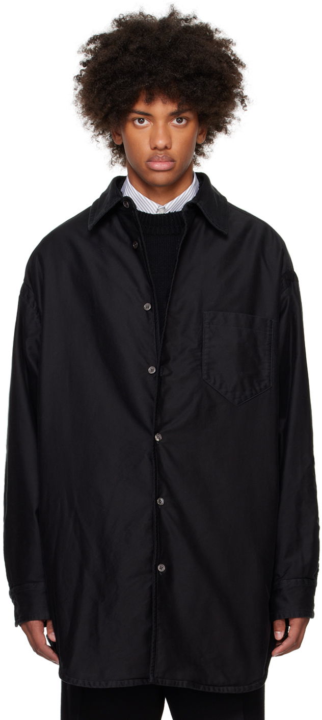 Сорочка Maison Margiela Padded Cotton Shirt чорний | S50DT0046 M35217