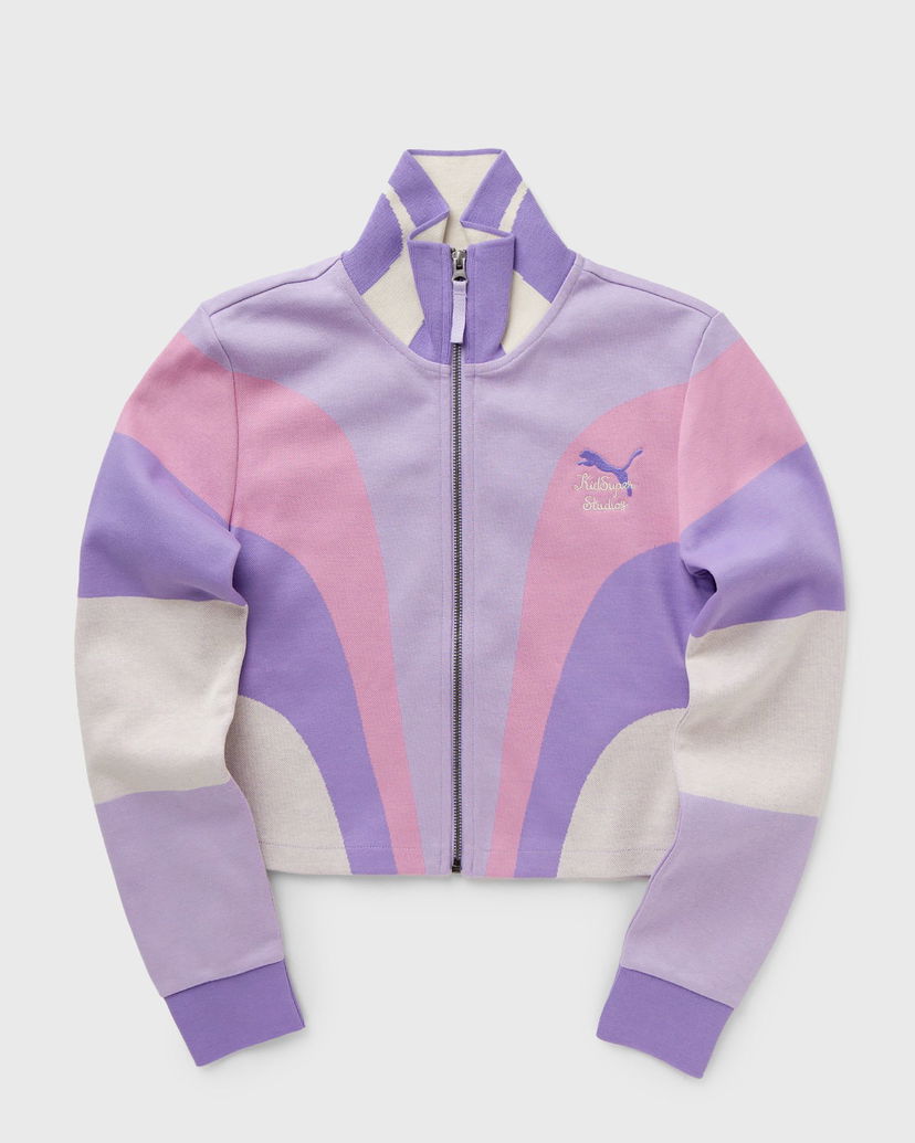 Світшоти Puma KIDSUPER Cropped Knit Track Top XL Фіолетовий | 626705-70