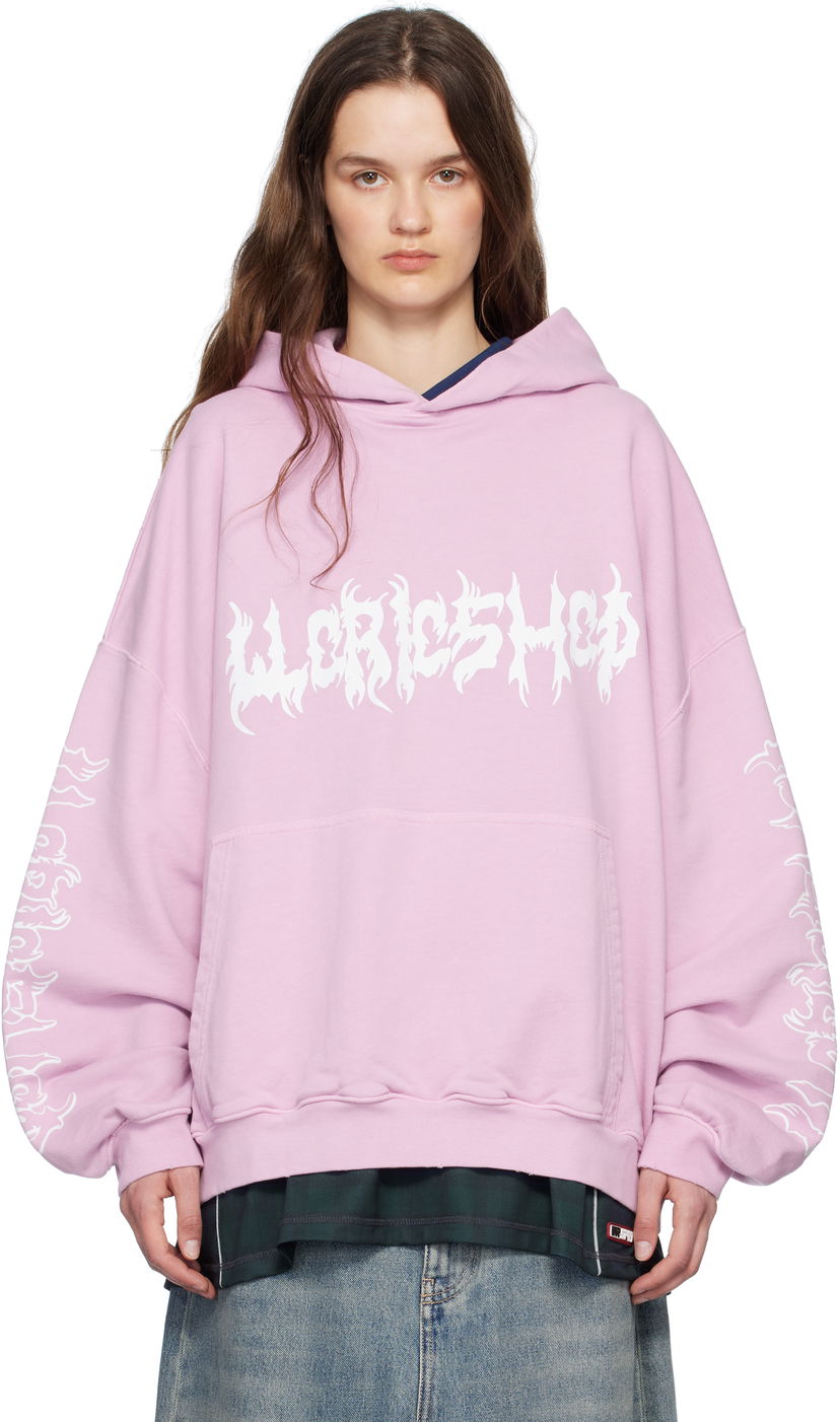 Світшоти 032C 032c Faithless Oversized Hoodie Рожевий | S25-URC-0631-850-W
