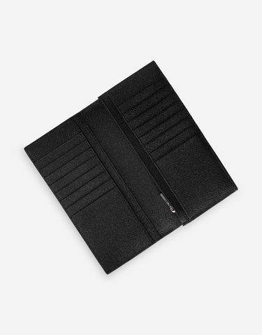Гаманець Dolce & Gabbana Calfskin Vertical Wallet With Logo Tag чорний | BP2573AG21980999, 3