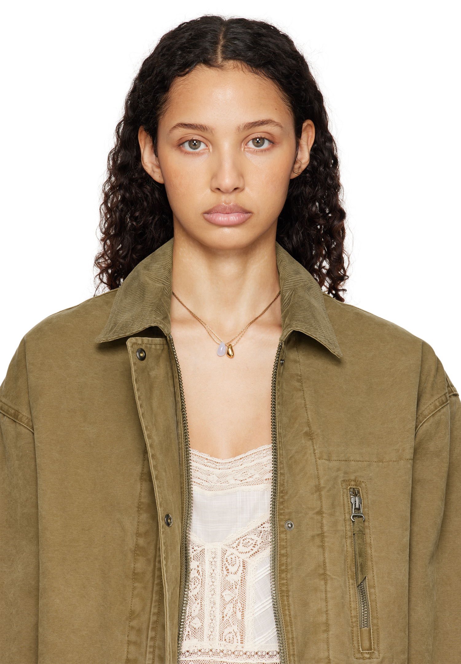 Кольє ISABEL MARANT Isabel Marant Imala Double-Strand Pendant Necklace Металік | RC0061FA-C1B21B, 1