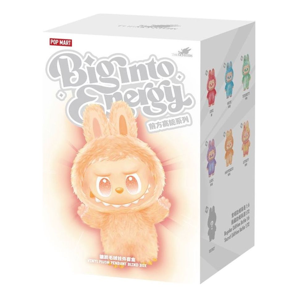Колекційний POP MART Pop Mart The Monsters Labubu Big into Energy Pendant Sealed Case (1 Blind Box) Різнокольоровий | PPMT-2504-0039-1B, 0