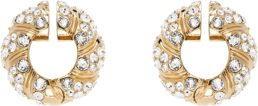 Сережки Valentino Valentino Garavani Small Crystal Magnetic Clip-on Earrings Металік | 6W0J0AA4YCW