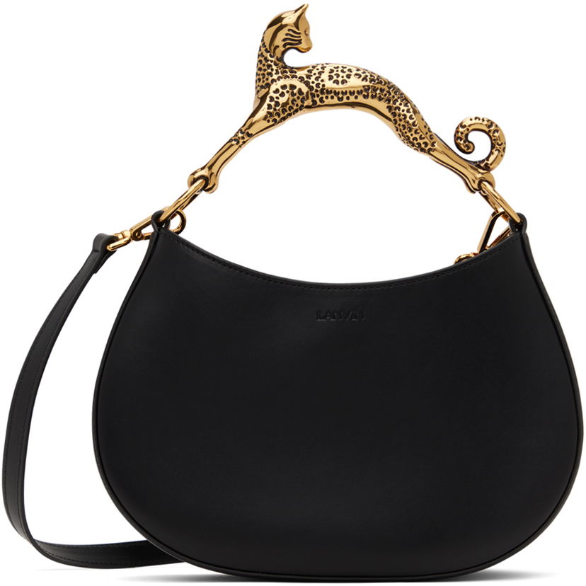 Сумка LANVIN PM Cat Handle Bag чорний | LW-BGSHC1-NAPA-A21