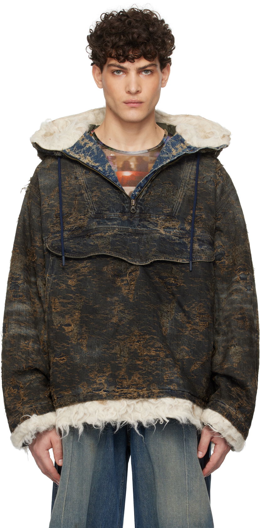 Вітровка Diesel Black D-Arak-Fsf Denim Jacket чорний | A15963-0ABCW-01