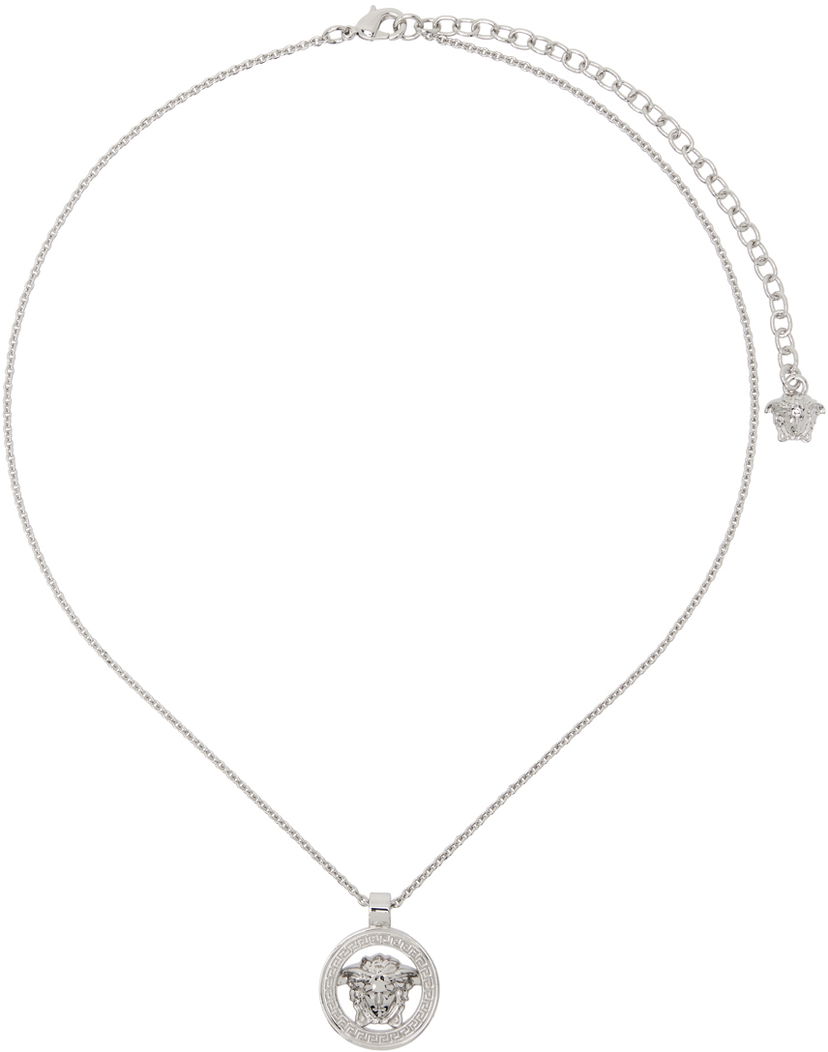 Кольє Versace Silver Medusa '95 Pendant Necklace Металік | 1015201_1A00620