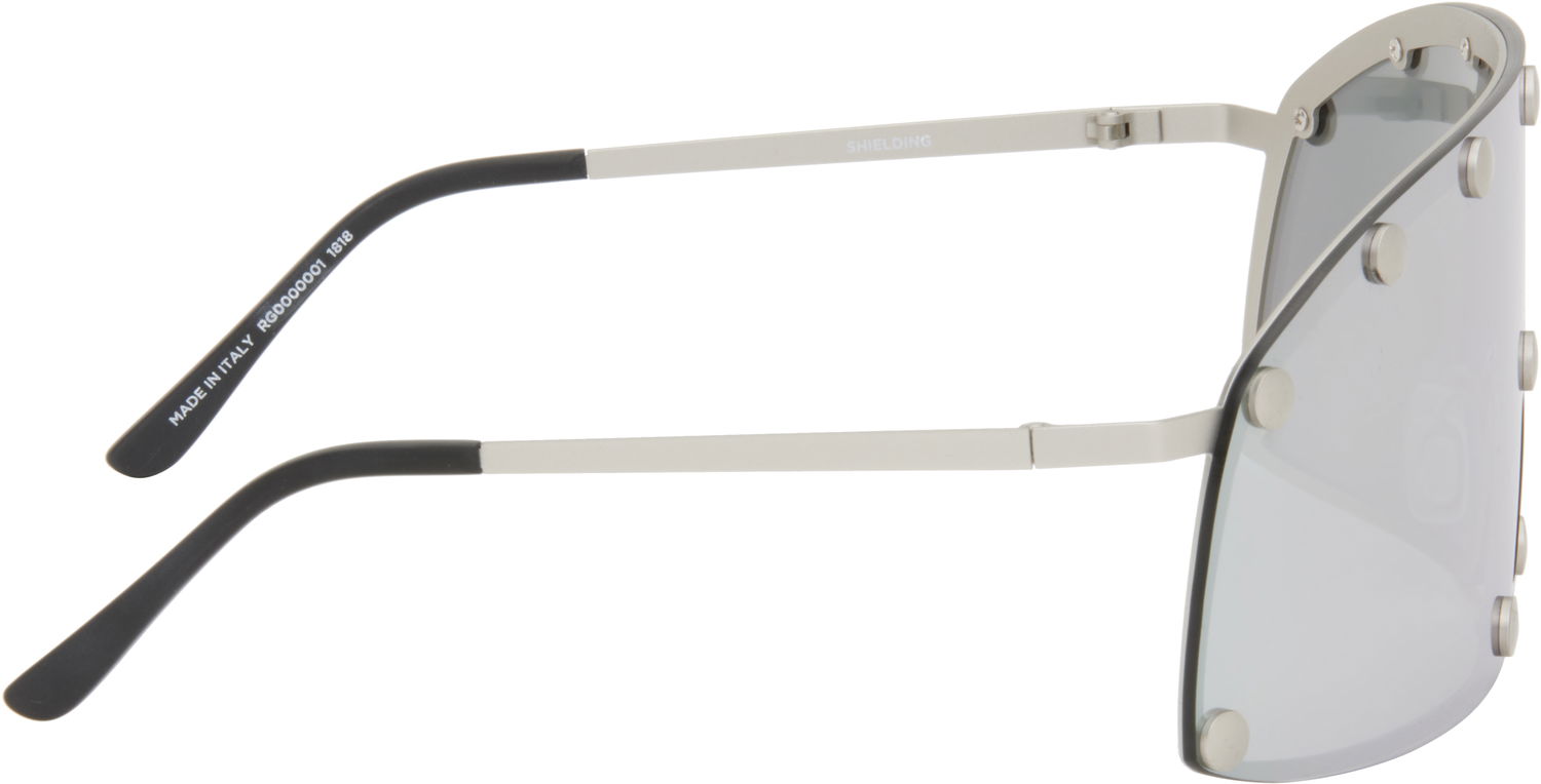 Сонцезахисні окуляри Rick Owens Rick Owens Hollywood Shielding Sunglasses Металік | RG0000001 GSILV, 1