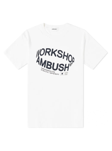 Футболка Ambush Revolve Logo Tee білий | BMAA064S23JER0010247