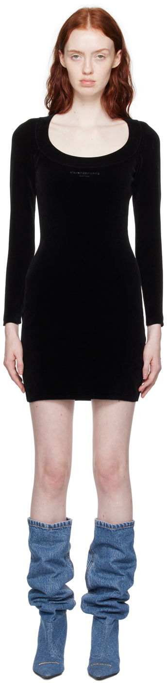плаття Alexander Wang Bonded Minidress чорний | 4KC4236001